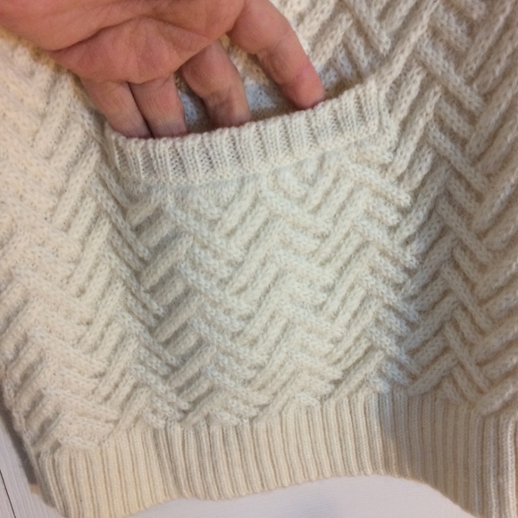 TALBOTS fisherman knit cardigan - Picture 5 of 8